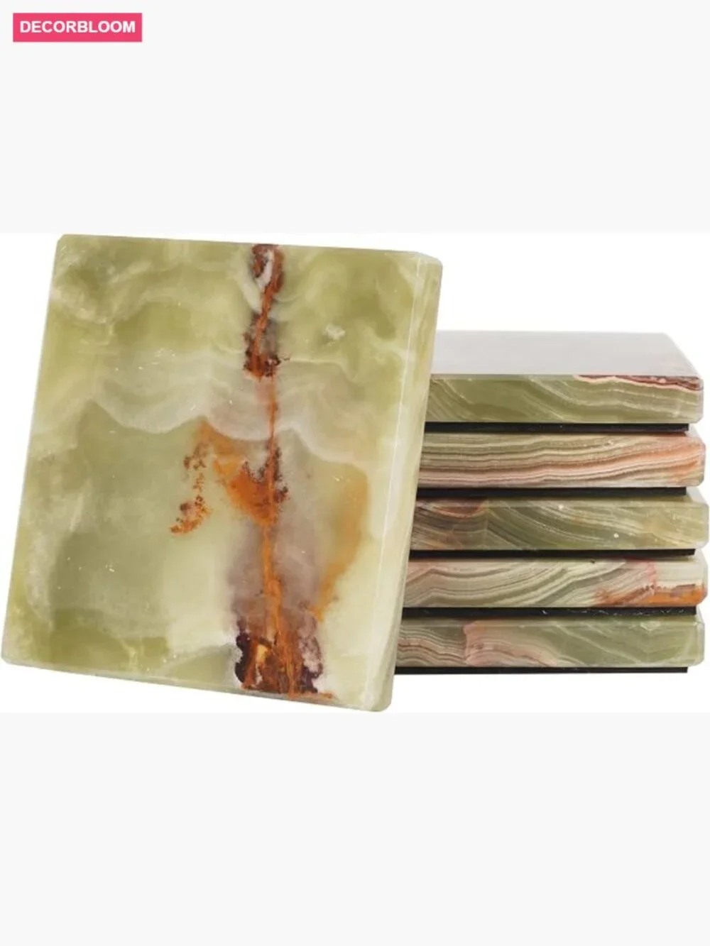 Marble Coasters Set of 6, 3.5